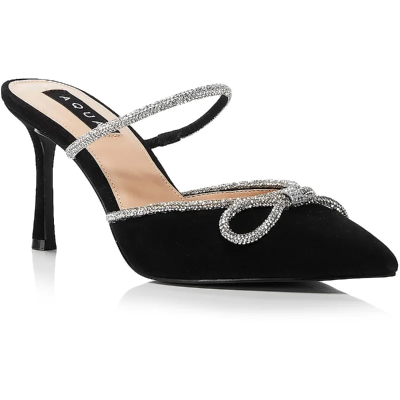 Aqua Womens JEWEL Pointed Toe Dressy Pumps