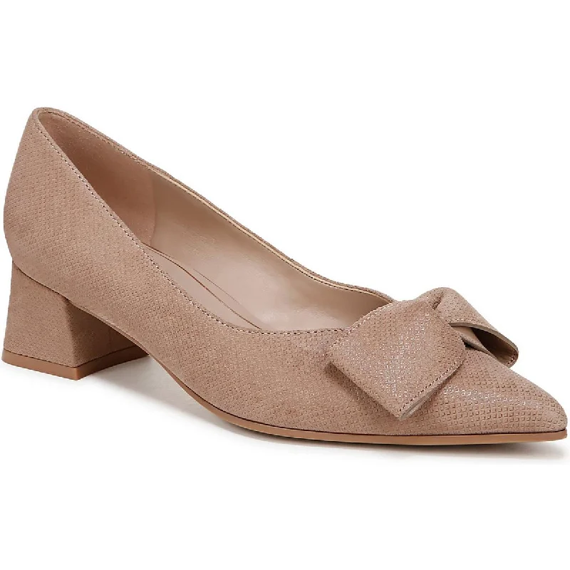 Naturalizer Womens MAVIS Suede Bow Pumps