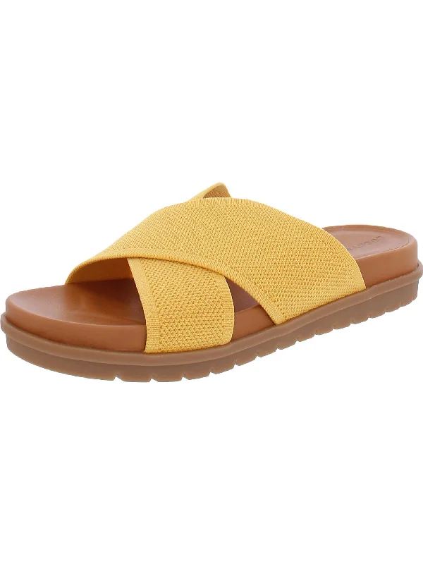 Sieko Womens Woven Slide On Slide Sandals