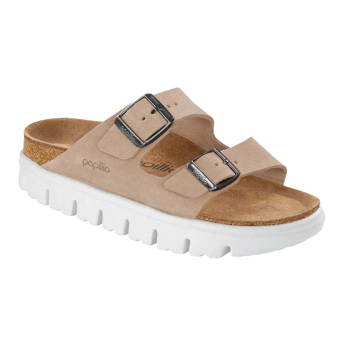 Womens Birkenstock Arizona Chunky Narrow in Warm Sand