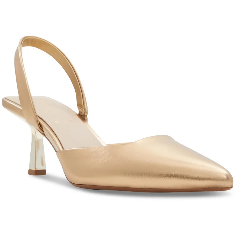 Aldo Womens BASANTI Metallic Pumps Slingback Heels