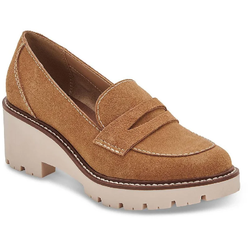 Blondo Womens Dulce Lugged Sole Lugged Platforms Loafers