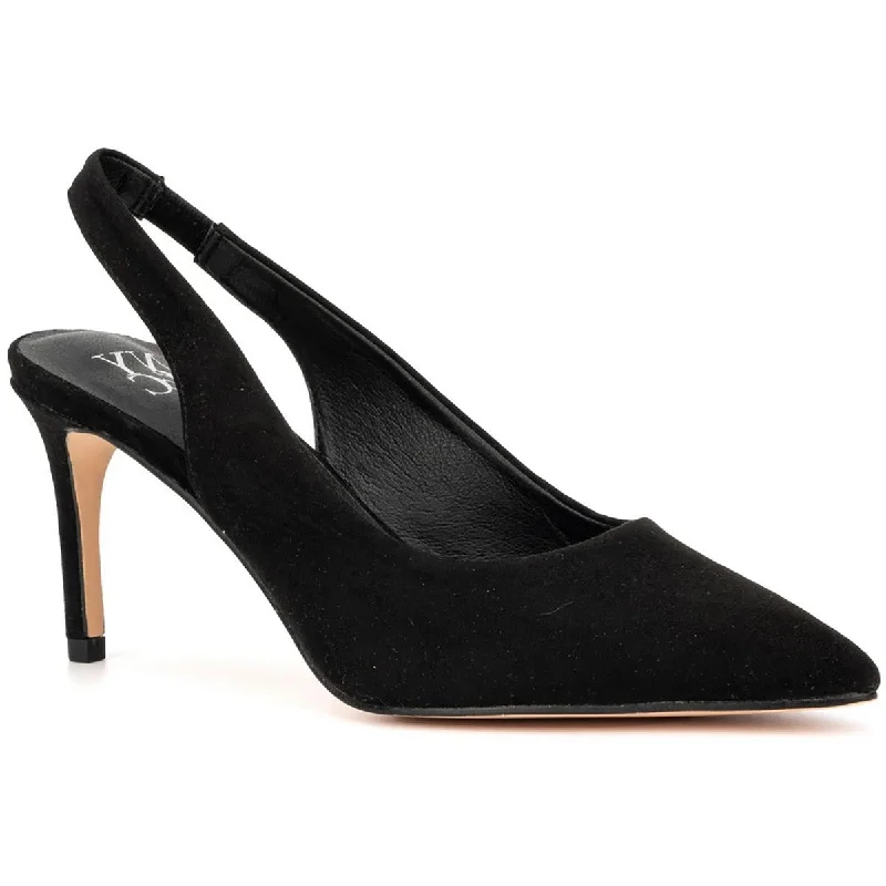 New York & Company Womens Steph Faux Suede Pumps