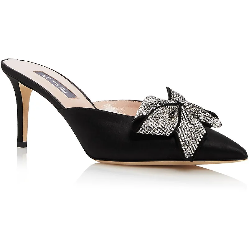 SJP by Sarah Jessica Parker Womens Paley Embellished Pointed Toe Mules