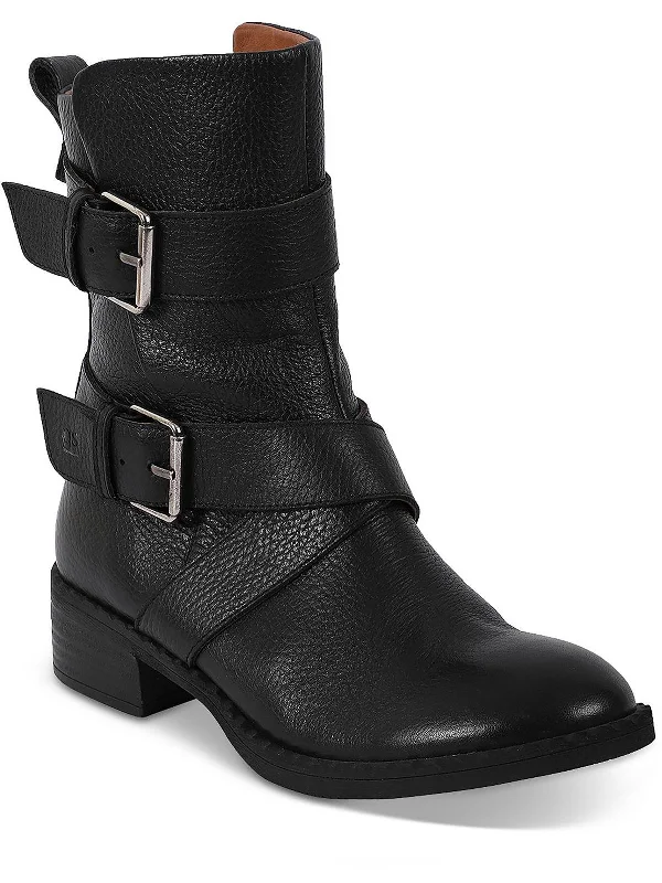 Best Double Buckle Womens Leather N Combat & Lace-up Boots