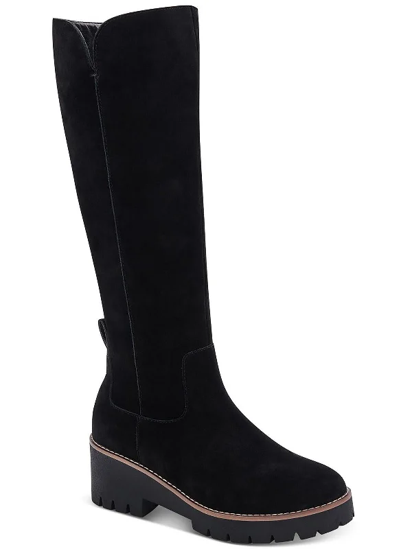 Dash Womens Suede Tall Knee-High Boots