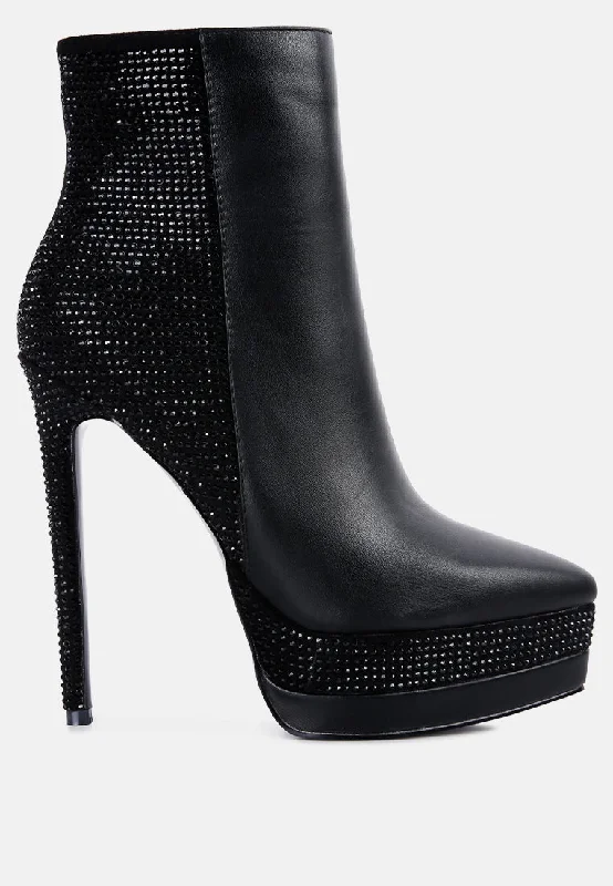 encanto high heeled ankle boots