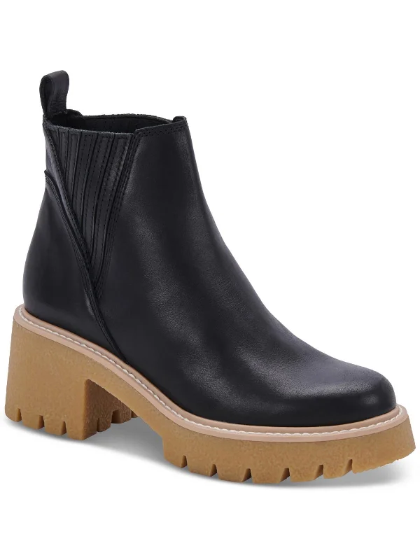 HARTE H20 Womens Almond toe Chelsea Ankle Boots