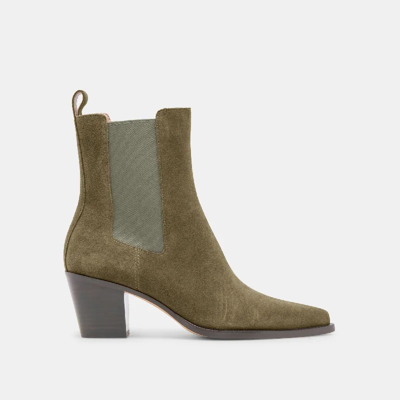 SHADIE H2O BOOTIES ARMY SUEDE