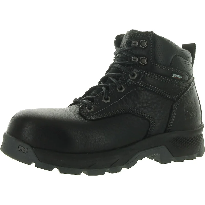 TITAN Womens Leather Lace up Combat & Lace-Up Boots