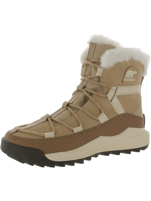 Womens Faux Fur Lined Manmade Winter & Snow Boots