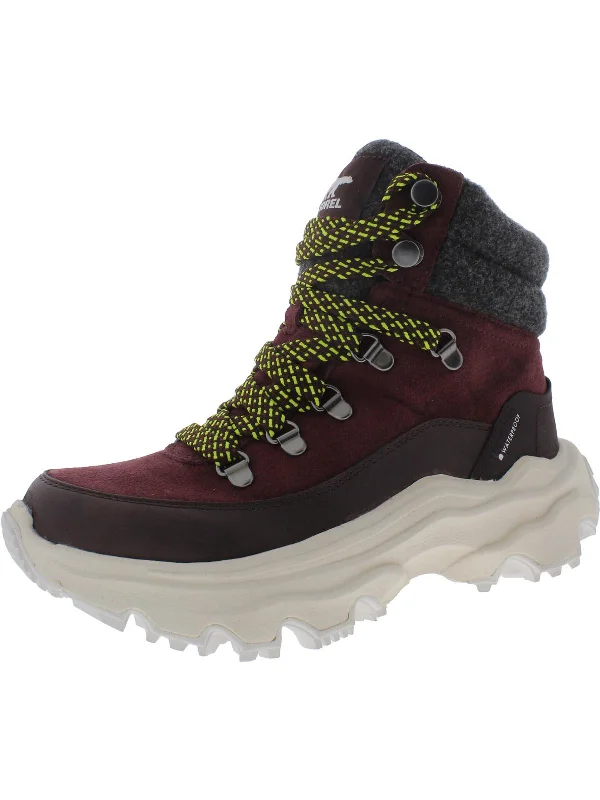 Womens Leather Sneaker Hiking Boots