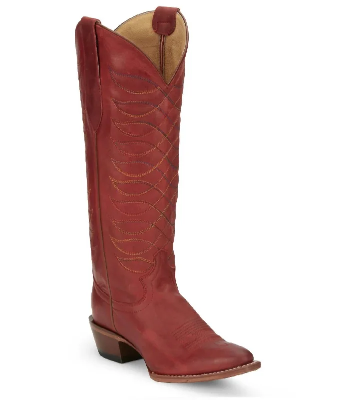 Women's Whitley Western Boots - B/medium Width In Red