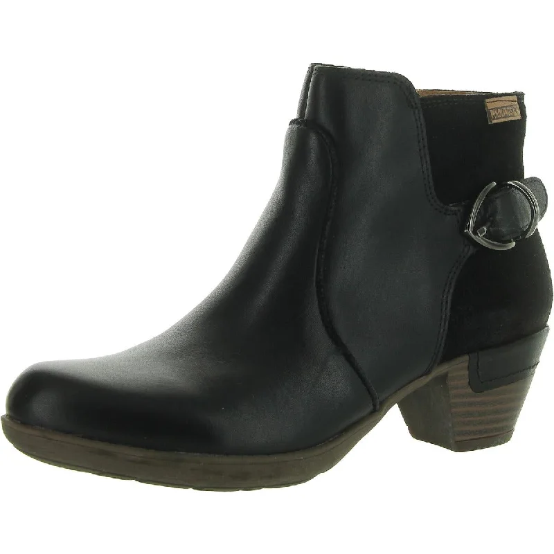 Womens Zip Up Pull On Ankle Boots