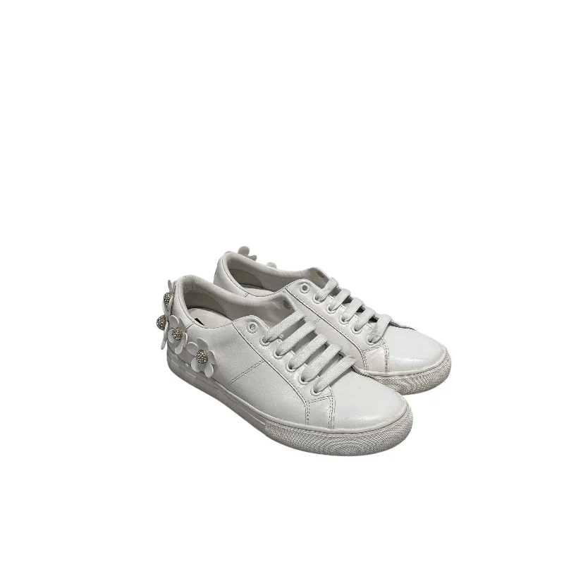 MARC JACOBS/Low-Sneakers/UK 4.5/Leather/WHT/