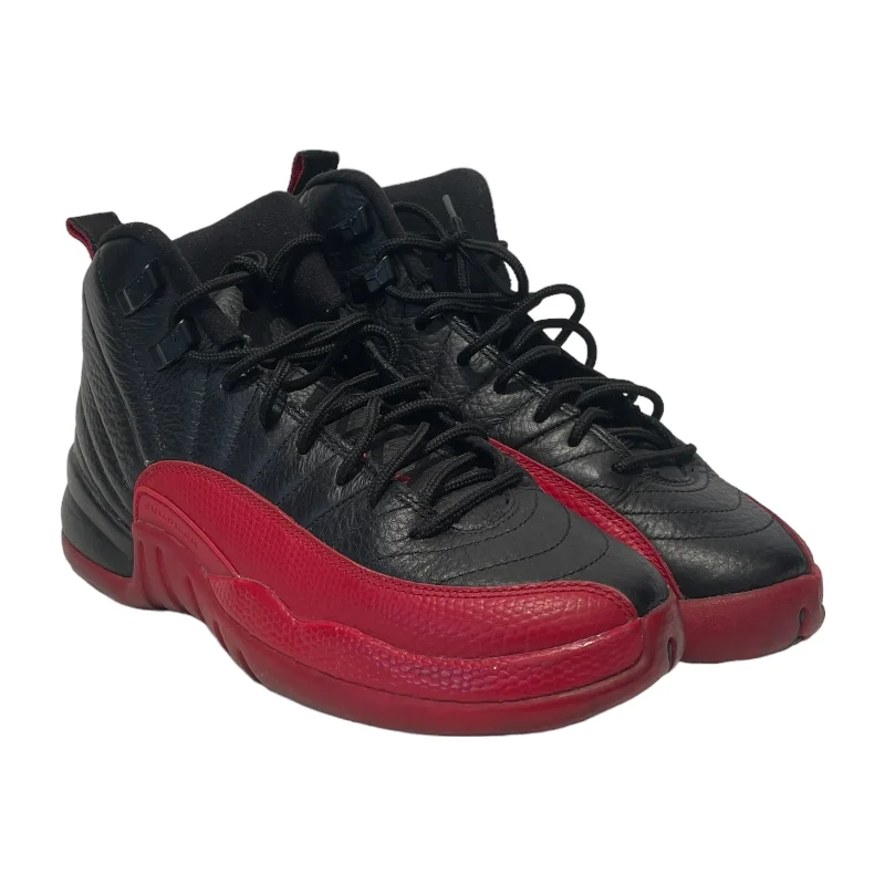 Jordan/Hi-Sneakers/US 5.5/Leather/BLK/Air Jordan 12 Retro Flu Game