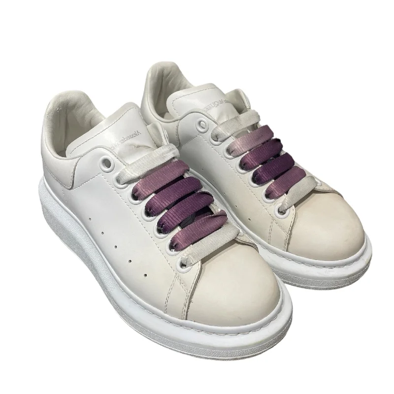 Alexander McQueen/Low-Sneakers/EU 36/Leather/WHT/VIOLET OMBRE