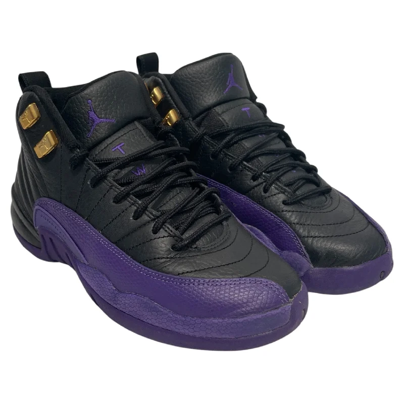 Jordan/Hi-Sneakers/US 6/Leather/PPL/Field Purple 12s