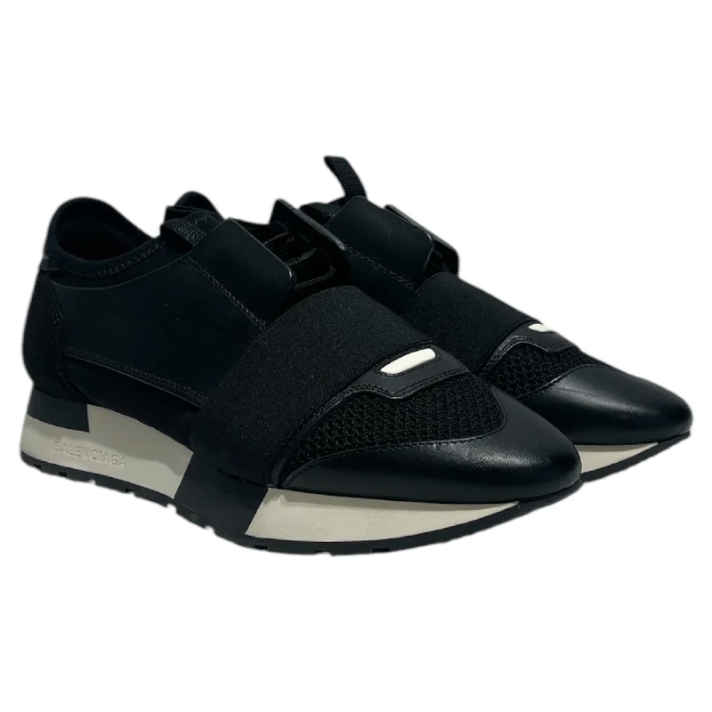 BALENCIAGA/Low-Sneakers/Suede/BLK/ BALENCIAGARaceRunner5.5