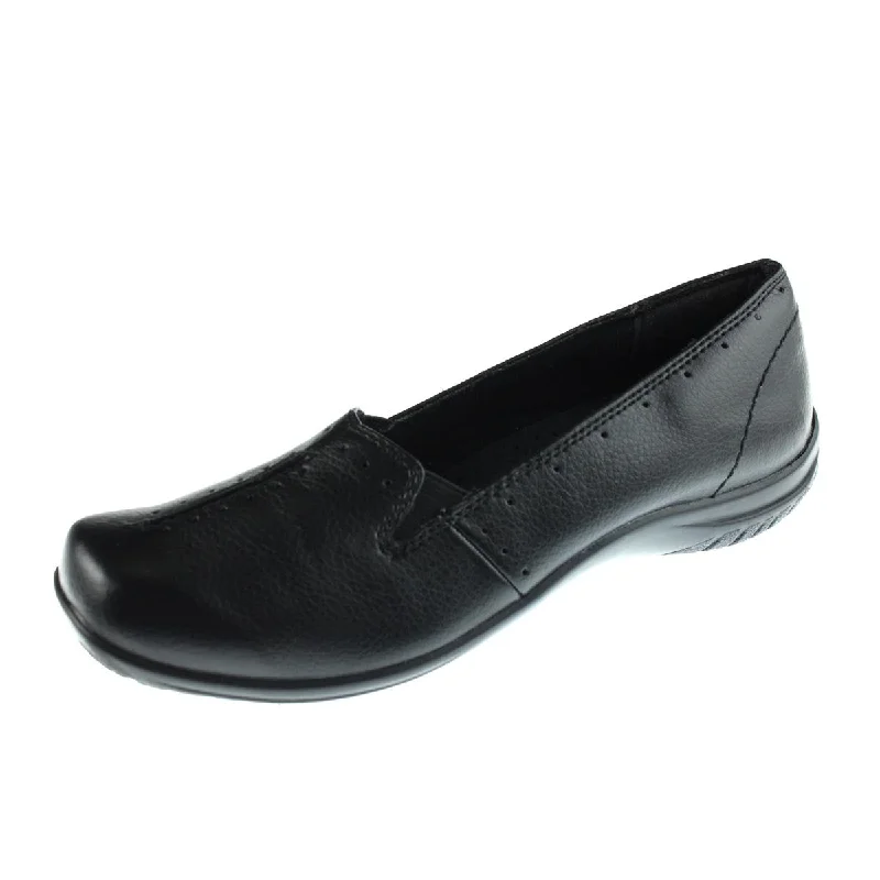 Purpose Womens Faux Leather Square Toe Loafers