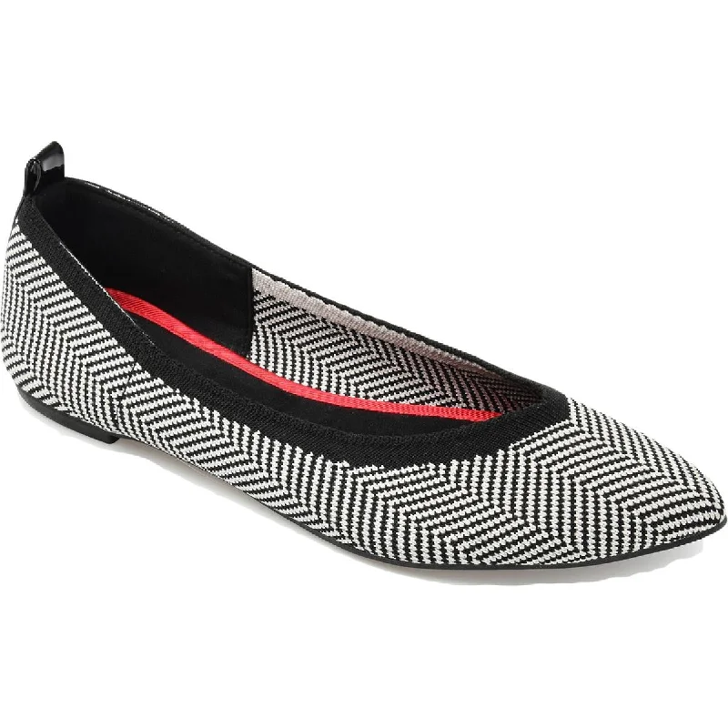 Karise Womens Slip On Dressy Pointed Toe Flats