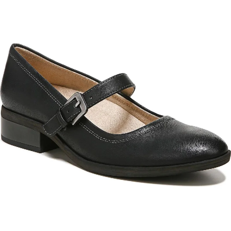 Ramona Womens Buckle Flat Mary Janes