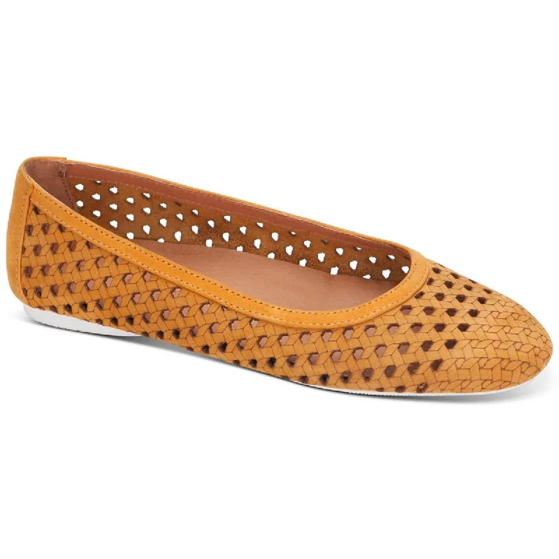 EUGENE TRAVEL BALLET WOVEN Womens Leather Slip On Ballet Flats