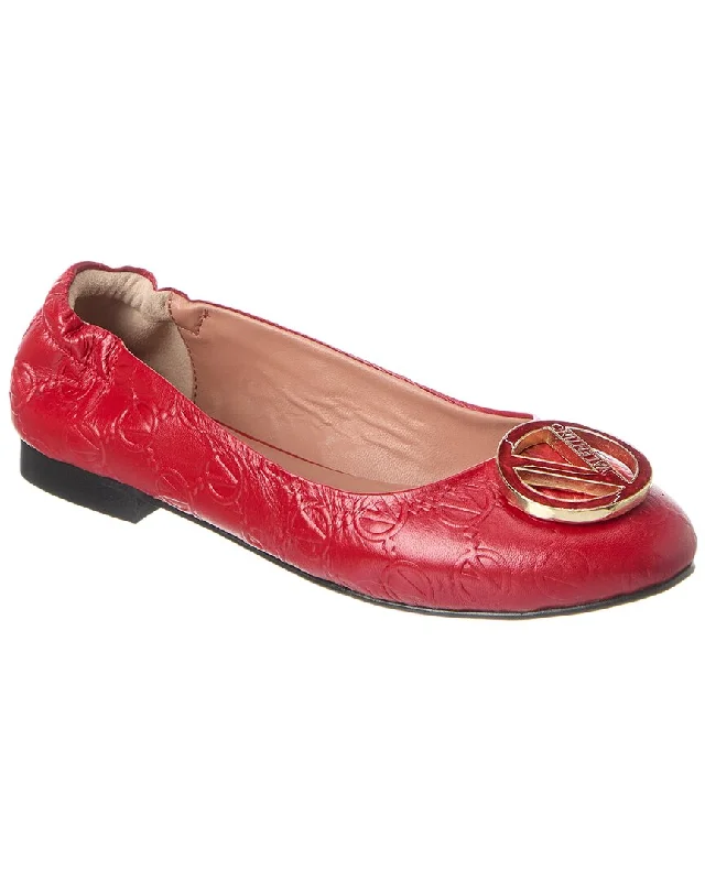 Valentino By Mario Valentino Calliope Leather Flat