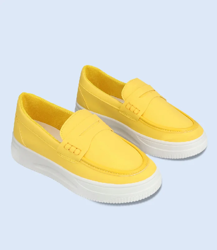 BW8275-MUSTARD-Women Sports Shoes