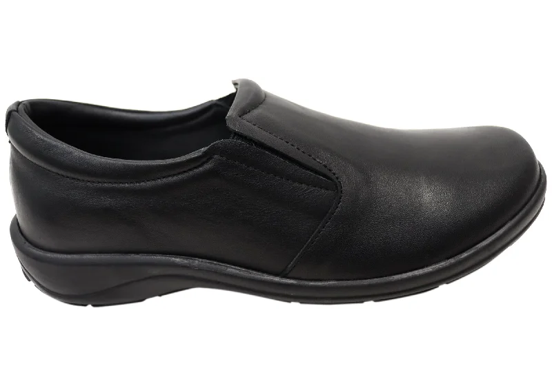 Cabello Comfort Dove Extra Wide Womens Leather Comfortable Shoes