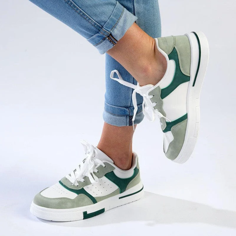 Madison Tamara Sneaker - White/Mint Green