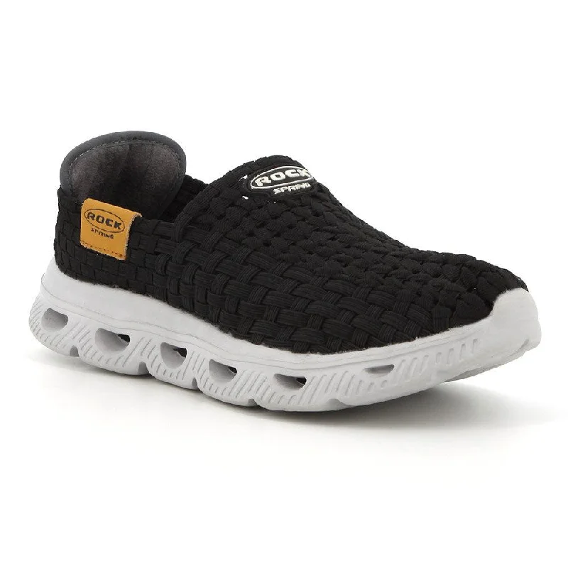 Rock Spring South Island Woven Slip On - Black-Grey