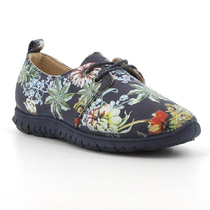 Soft Style by Hush Puppy Narissa Slip-On Floral Sneaker - Navy Multi