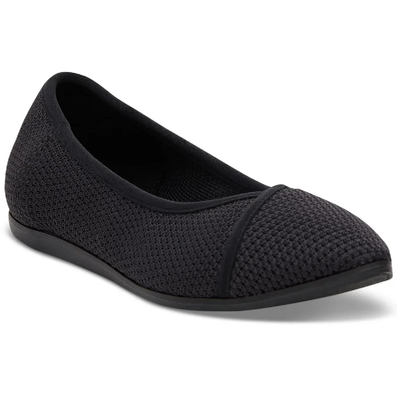 Toms Womens Katie  Knit Pointed Toe Ballet Flats