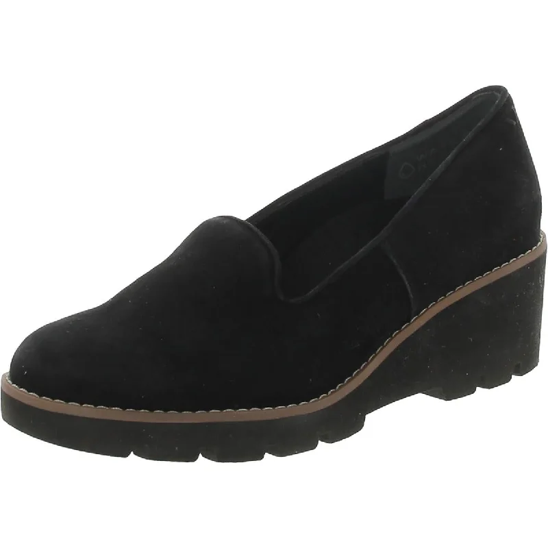 Vionic Womens Suede Slip-On Loafers